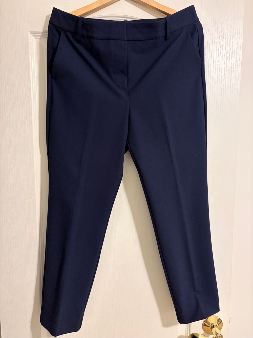 J. Crew Women's Navy Tailored Ankle Trousers